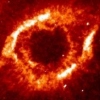 Helix Nebula in Infrared