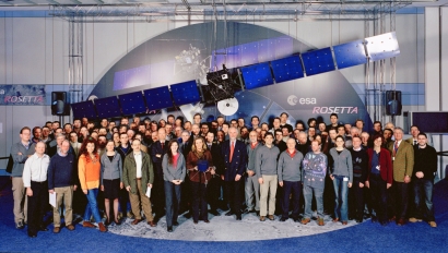 Rosetta Team at ESOC. Copyright ESA.