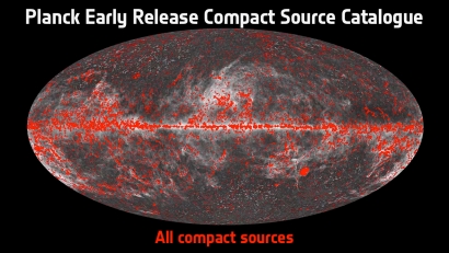 Planck - mapa kompaktnih izvorov