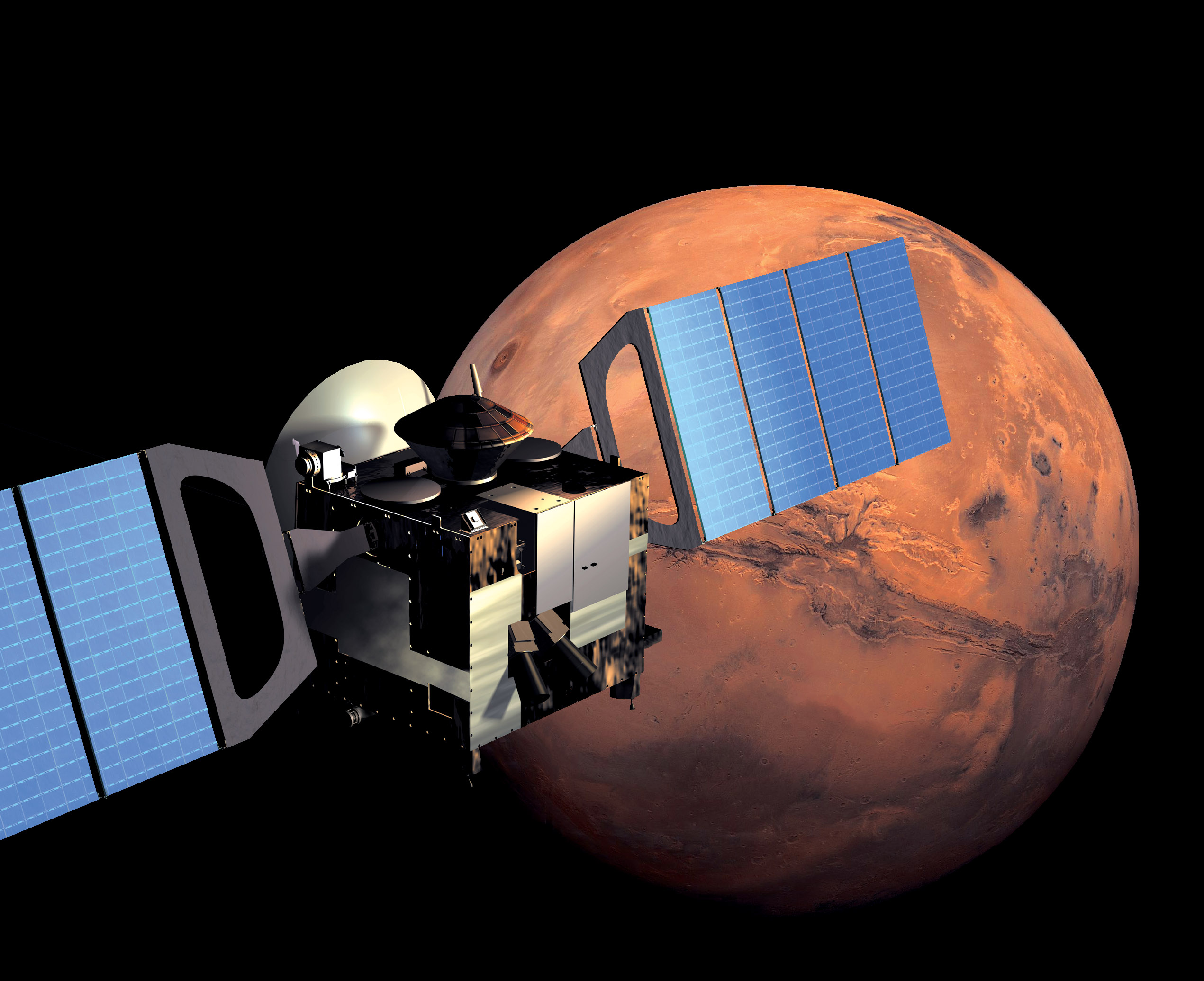 ESA Science & Technology Mars Express in Orbit