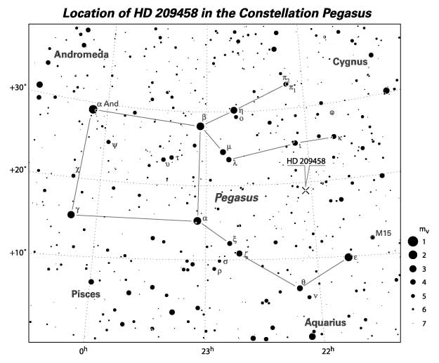 ESA Science & Technology: Detailed Map Of Constellation Pegasus Showing ...