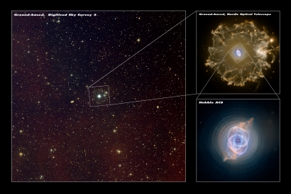 ESA Science & Technology: The Cat's Eye Nebula's Position In The Sky