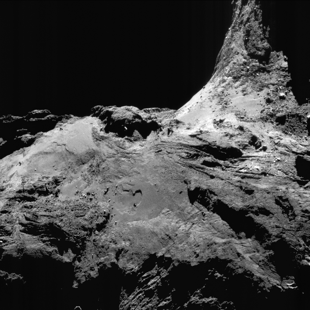 ESA Science & Technology: Comet 67P/C-G On 25 June 2016 - NavCam, Enhanced