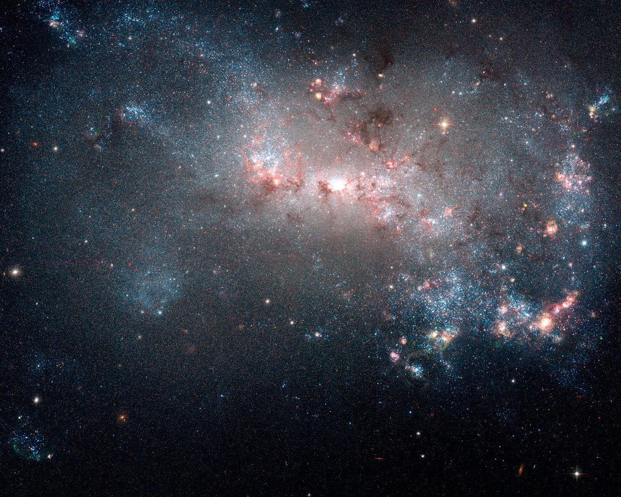 Science and Reason: Stellar fireworks in galaxy NGC 4449