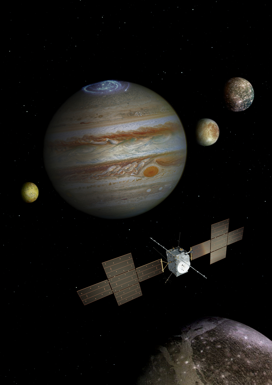 obrázek: Evropská sonda JUICE je na cestě k planetě Jupiter