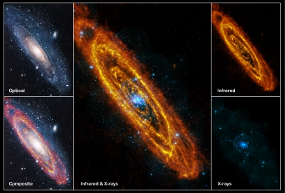 ESA Science & Technology - Multiwavelength images of the Andromeda ...