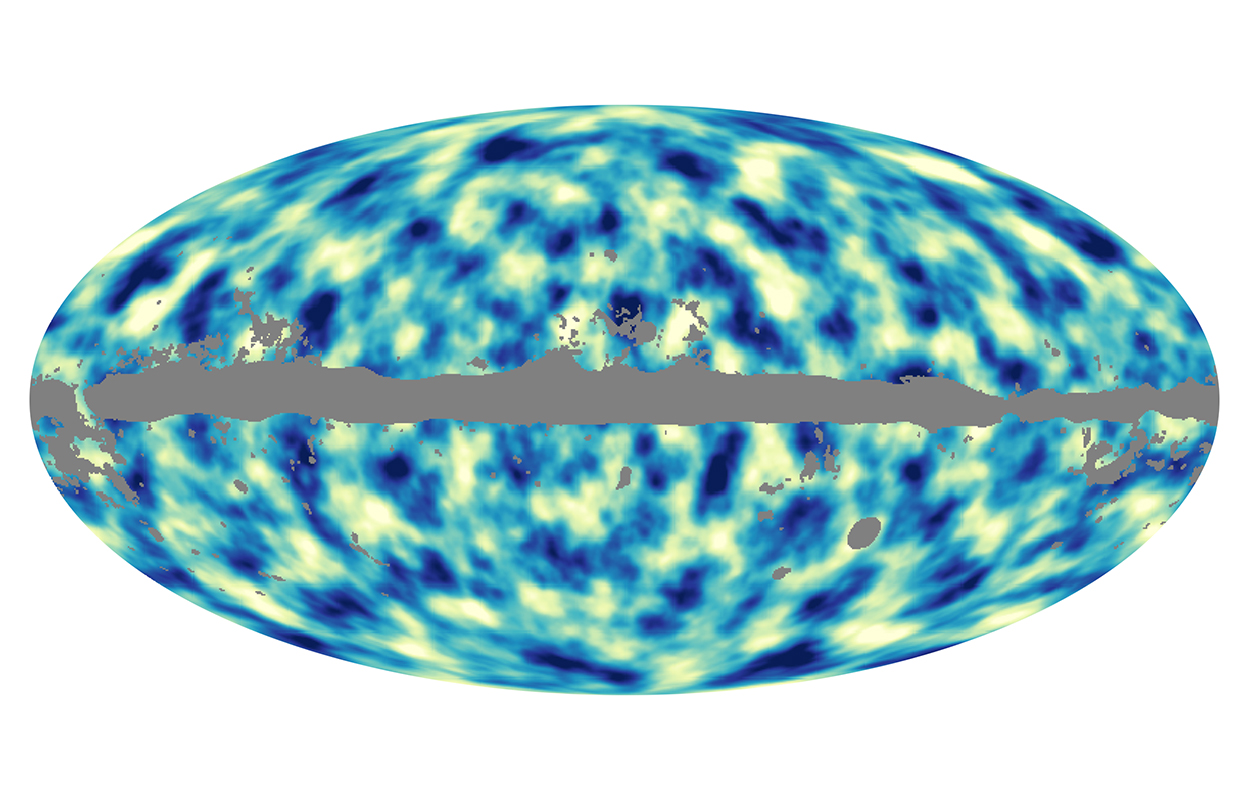 Esa Science Technology All Sky Map Of Dark Matter Distribution