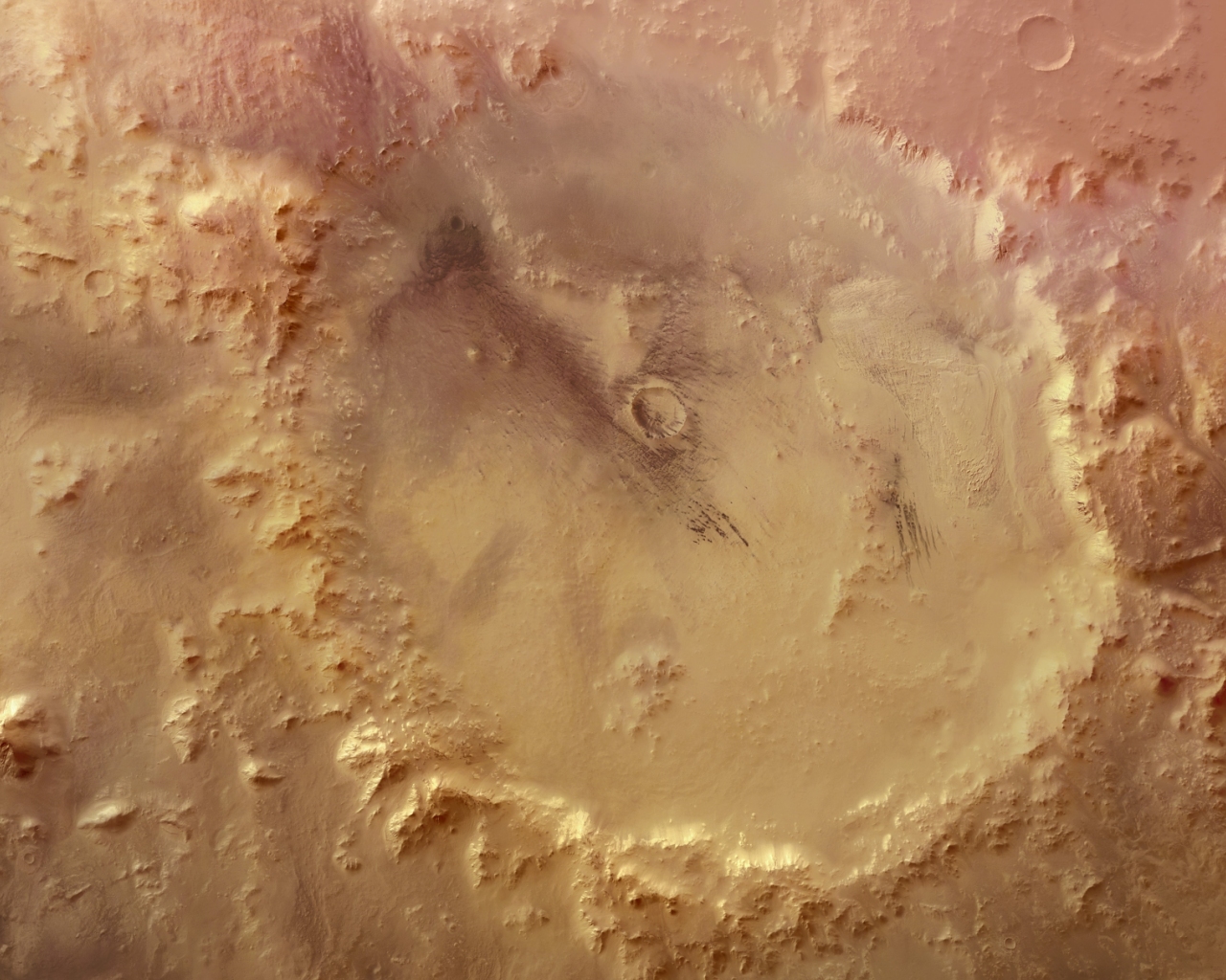 Марс рельеф поверхности в астрономии