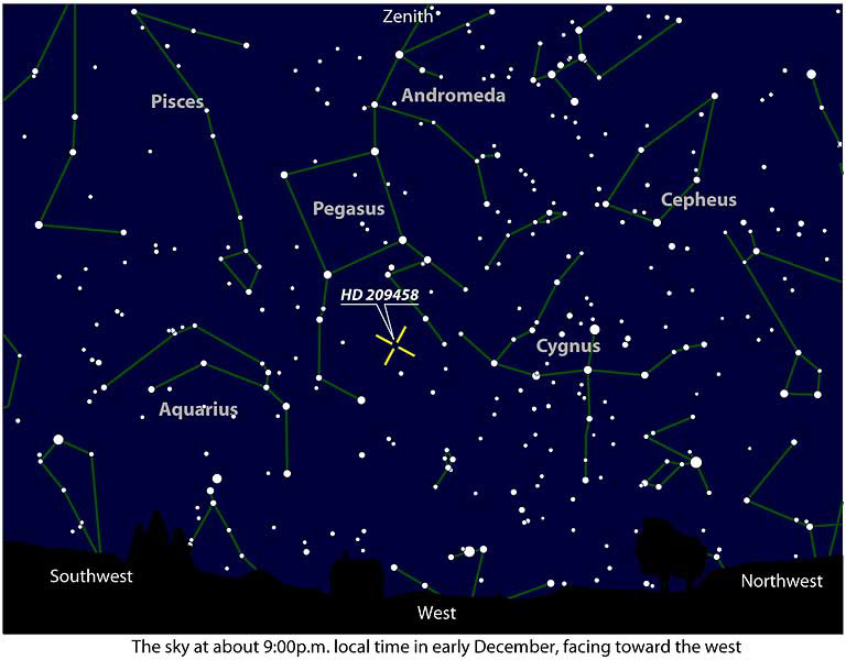 ESA Science & Technology: Map of the sky near constellation Pegasus ...