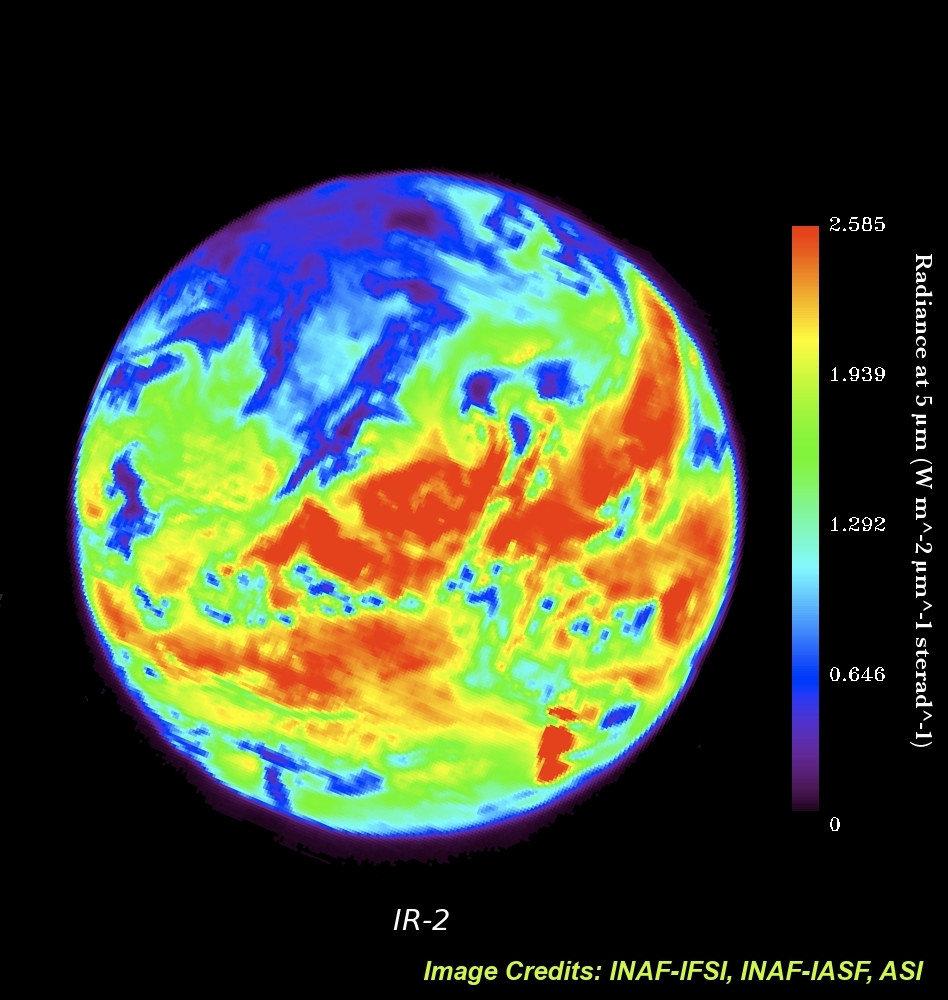 ESA Science & Technology: VIRTIS view of the Earth (IR-2)